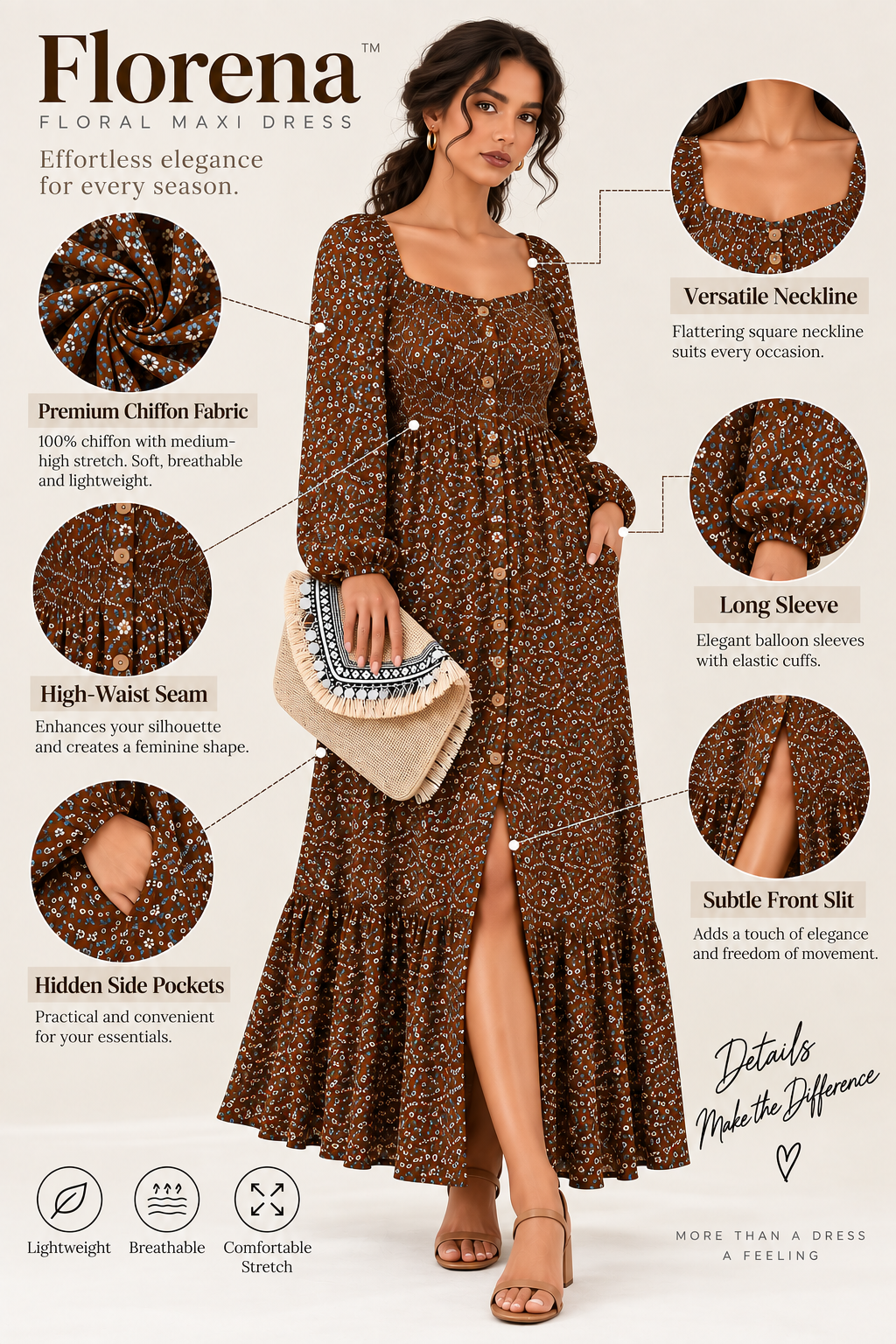 Florena™ Fall Dress